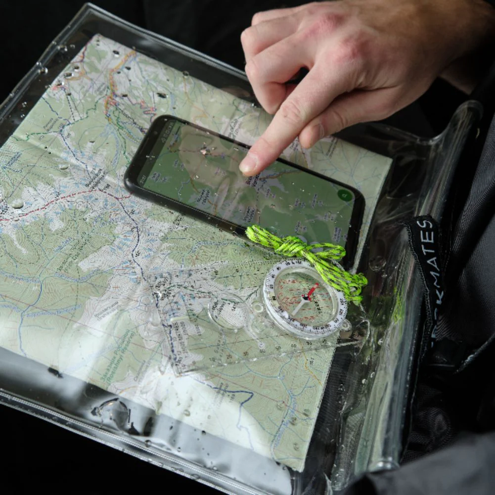 Trekmates Dry Map Case, Whistle and Compass Set - Image 3