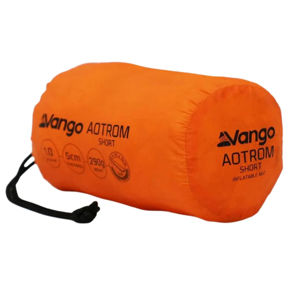 Vango Aotrom Short 5cm Sleeping Mat (Orange) - Image 7