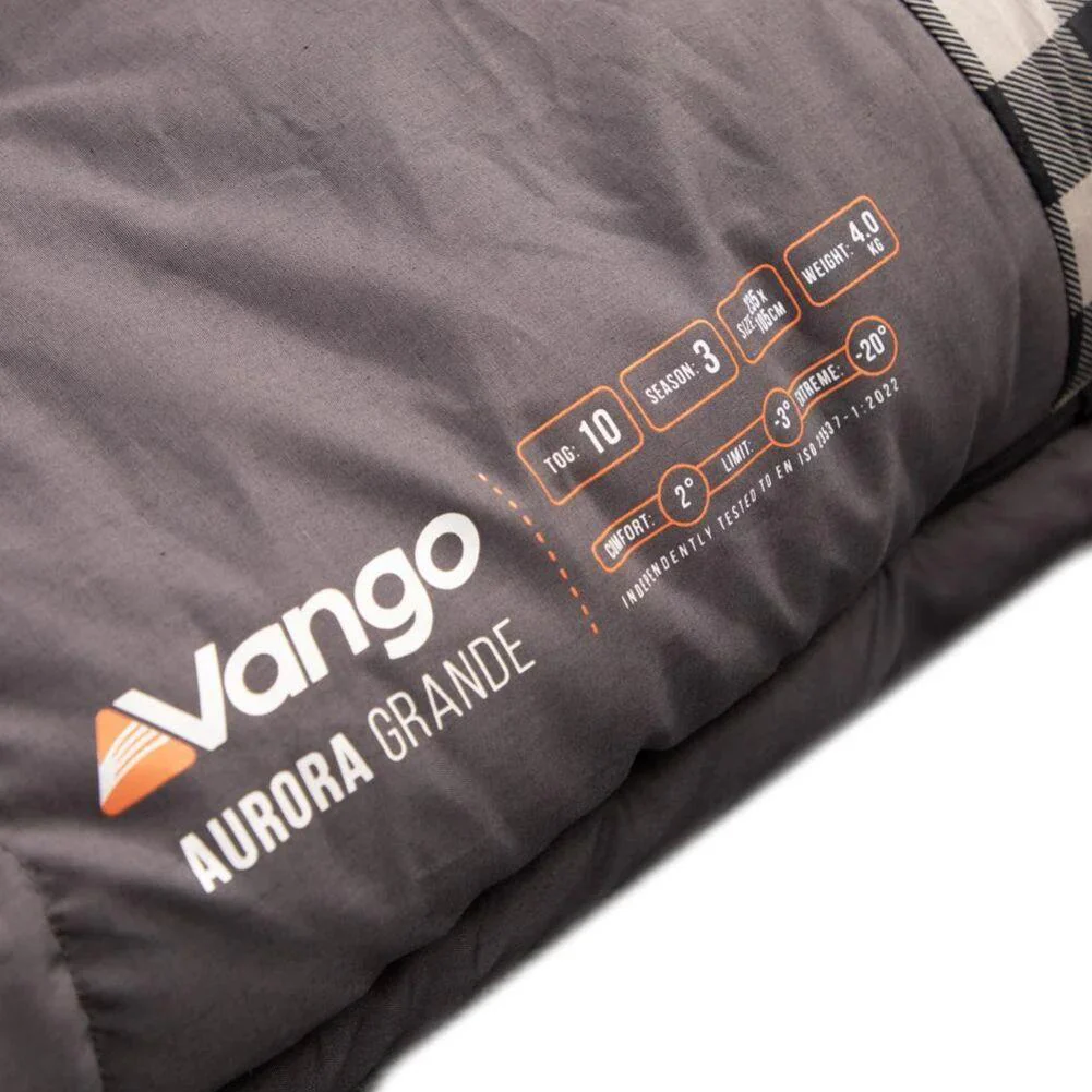 Vango Aurora Grande Family Sleeping Bag (Excalibur) - Image 5