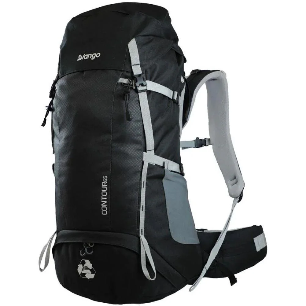 Vango Contour 65L Trekking Rucksack (Black) - Image 2