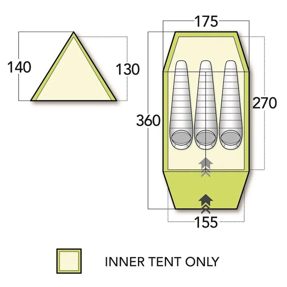 Force Ten (F10) Classic Mk 4 Tent - Cotton Inner Only - Image 2