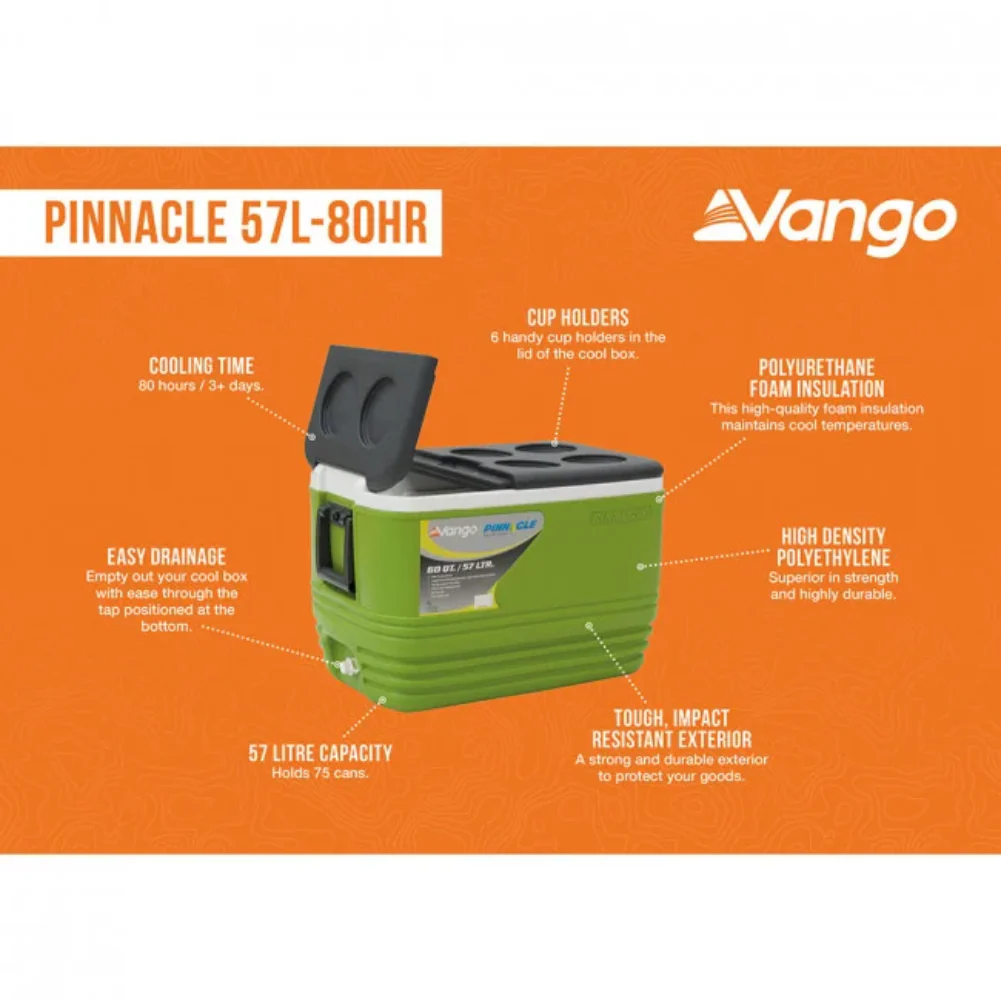 Vango Pinnacle 57Litre - 80 Hr Cooler - Image 3