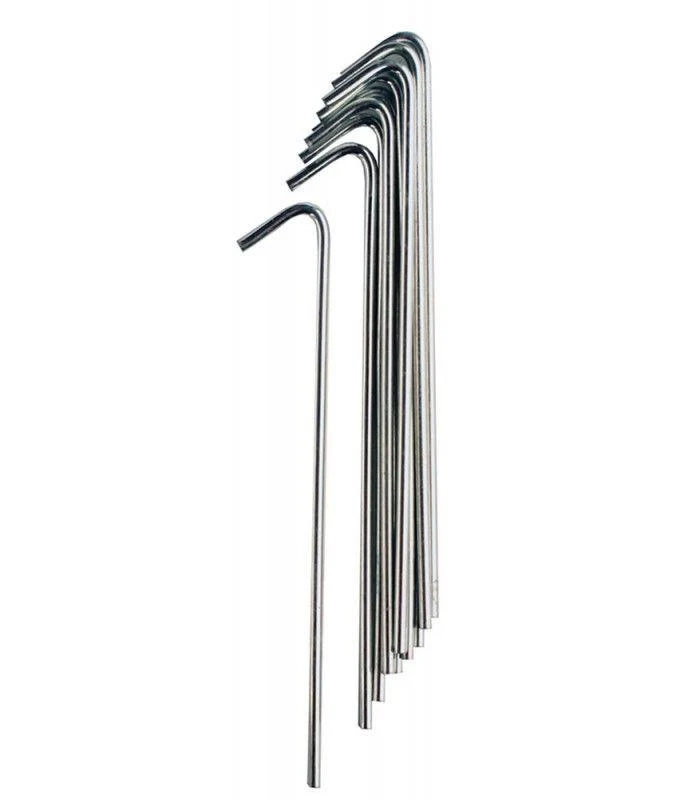 Vango Steel Hook & Pin - 23cm x 5mm - Pack of 10 Pegs