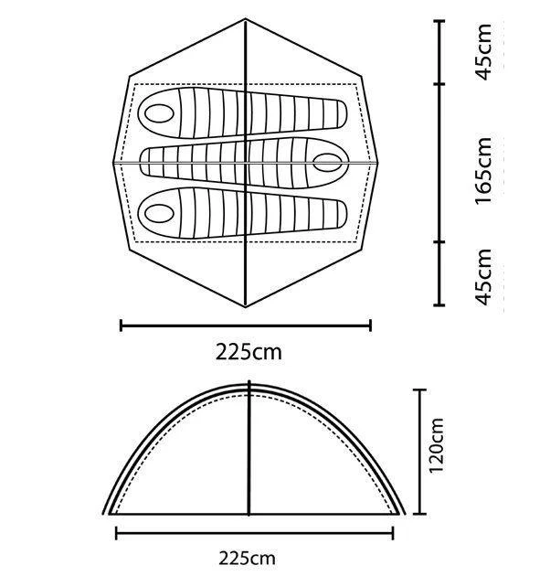 Wild Country (By Terra Nova) Helm 3 - 3 Person Tent - Image 4