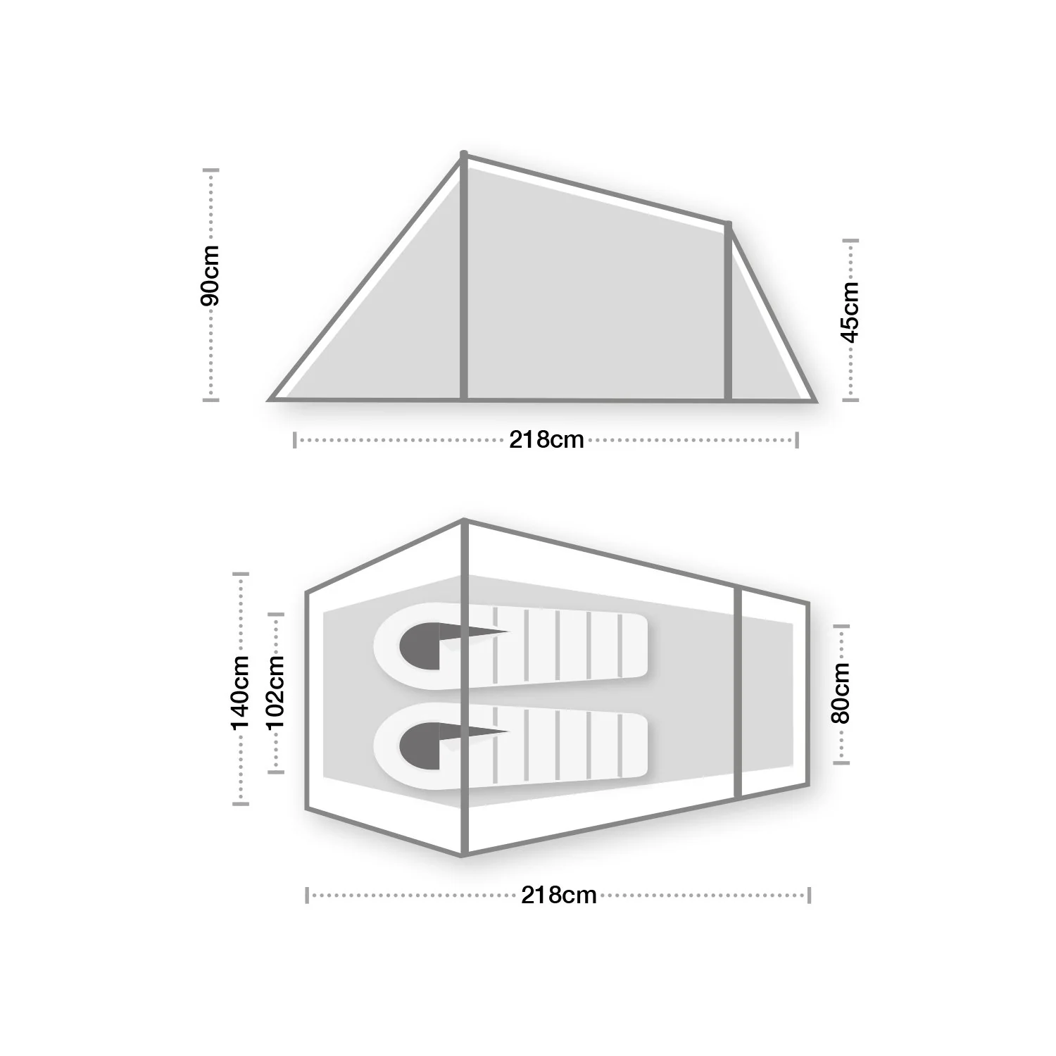 Wild Country Coshee 2 V2 Tent - 2 Man Tent - Image 3