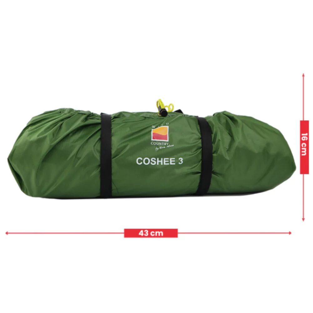 Wild Country Coshee 3 V2 Tent - 3 Man Lightweight Tent - Image 3
