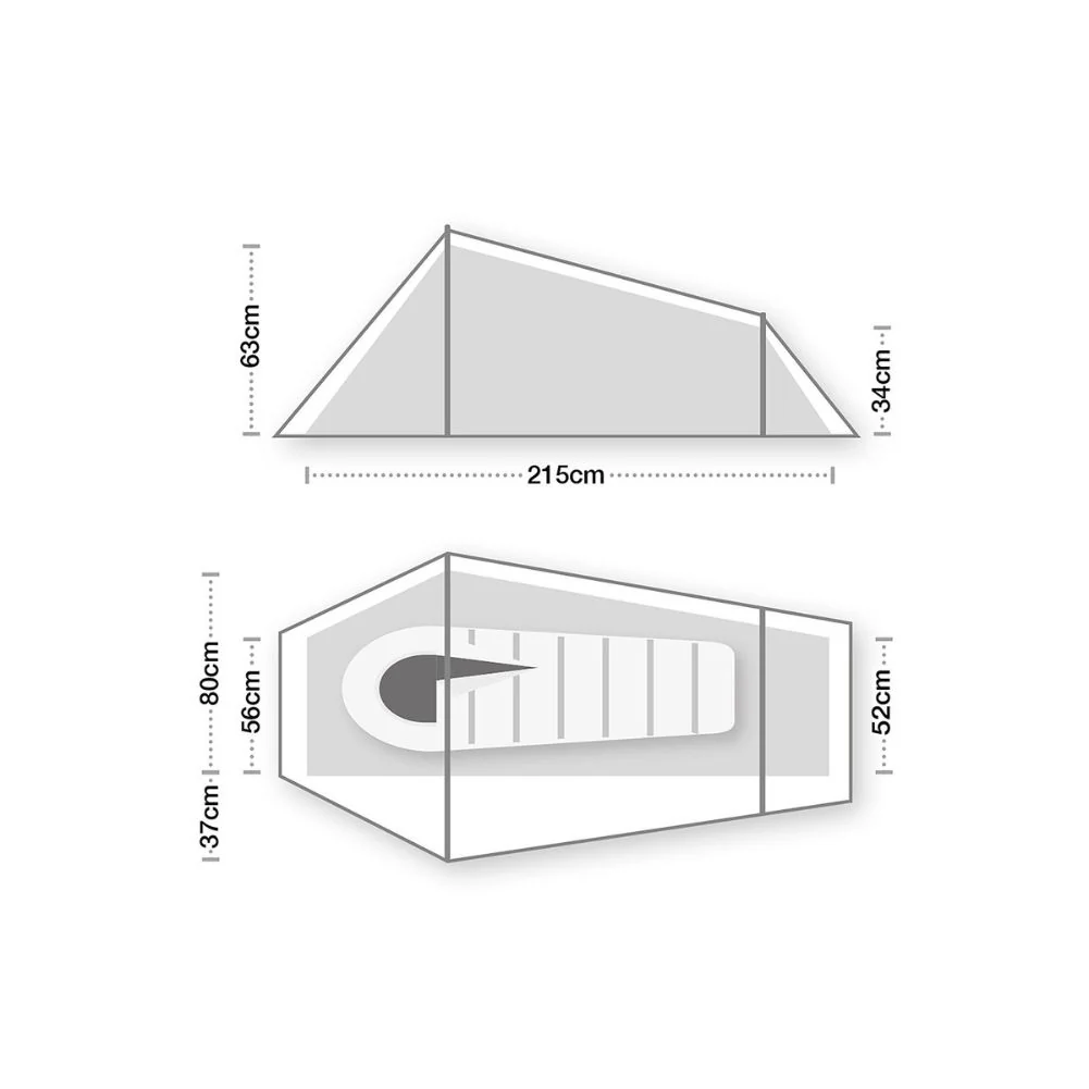 Wild Country Coshee Micro V2 Tent - 1 Man Tent - Image 2