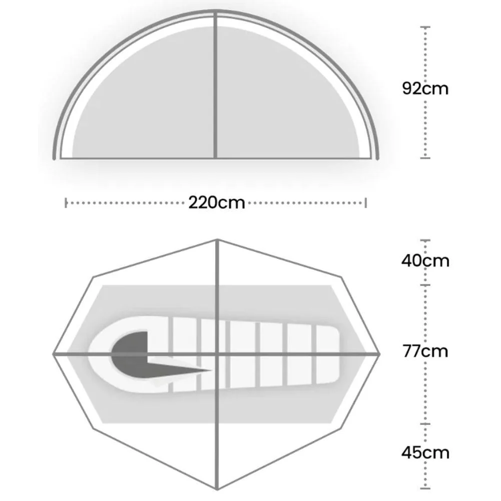 Wild Country Helm Compact 1 Tent - 1 Man Trekking Tent - Image 3