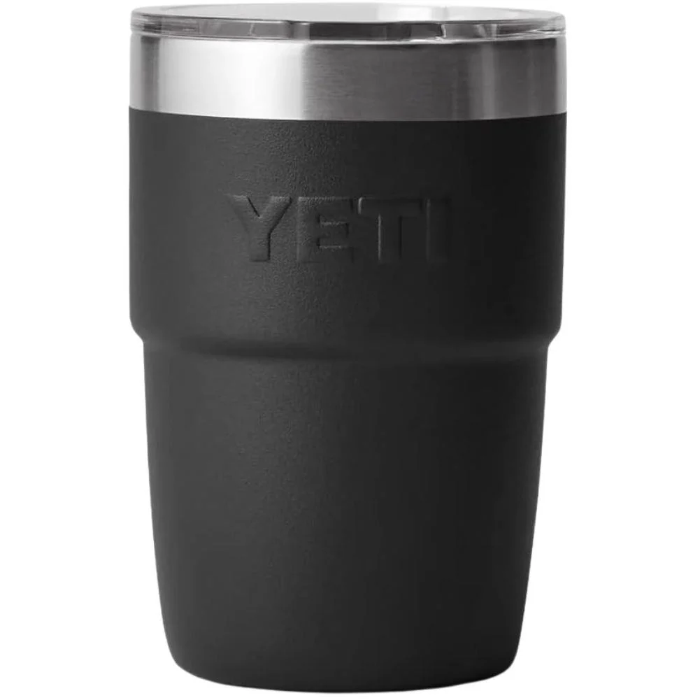 Yeti 8 oz (236 ml) Stackable Cup With DuraSip Ceramic Lining (Black) - Image 2