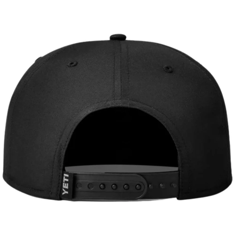 Yeti Coolers Mid Pro Flat Brim Rope Hat (Black) - Image 4
