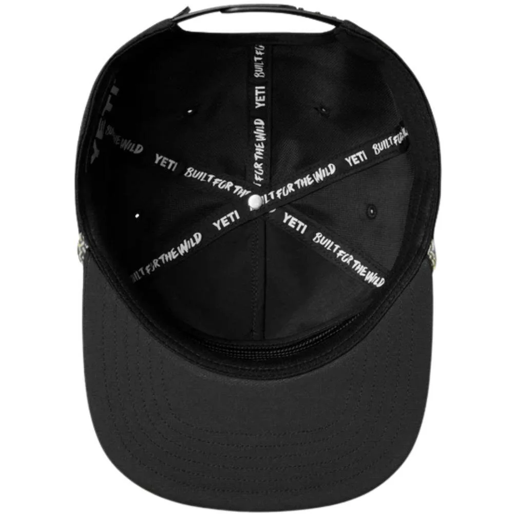 Yeti Coolers Mid Pro Flat Brim Rope Hat (Black) - Image 5