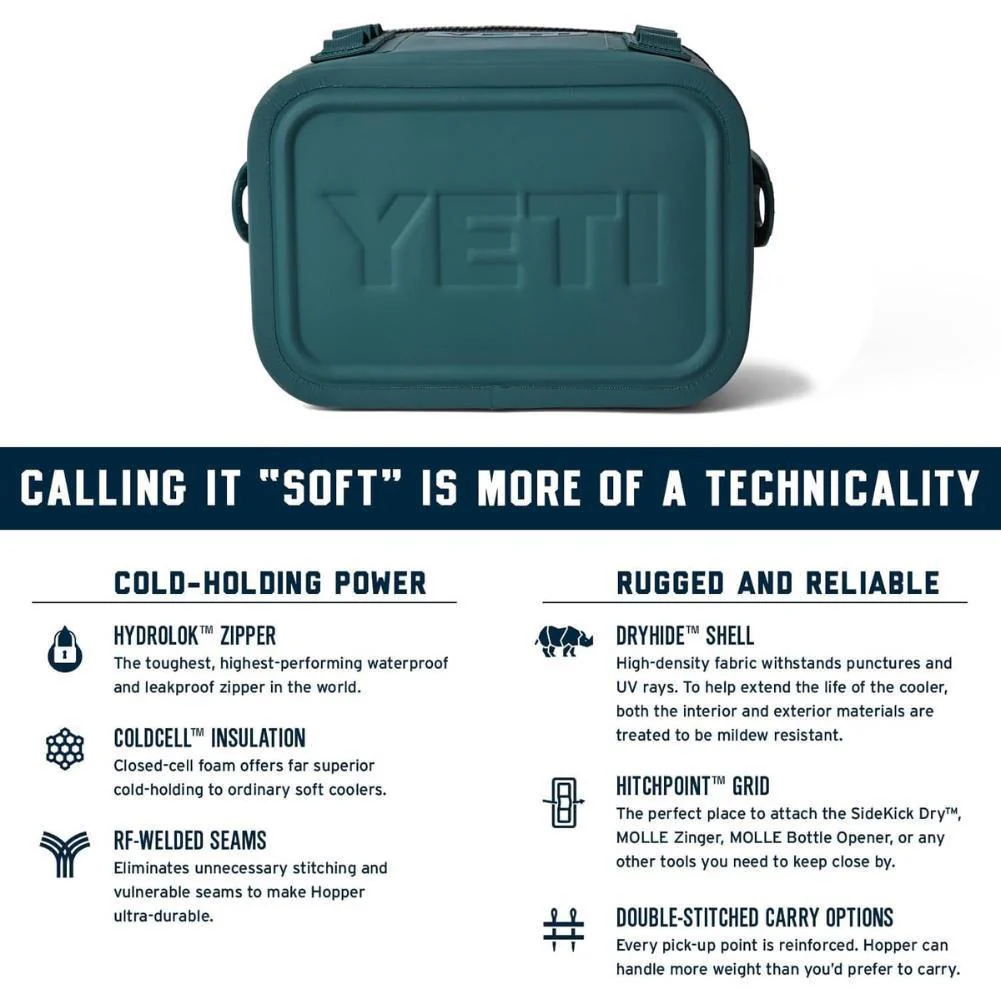 Yeti Hopper Flip 12 Soft Cooler (Wetland Camo) - Image 12