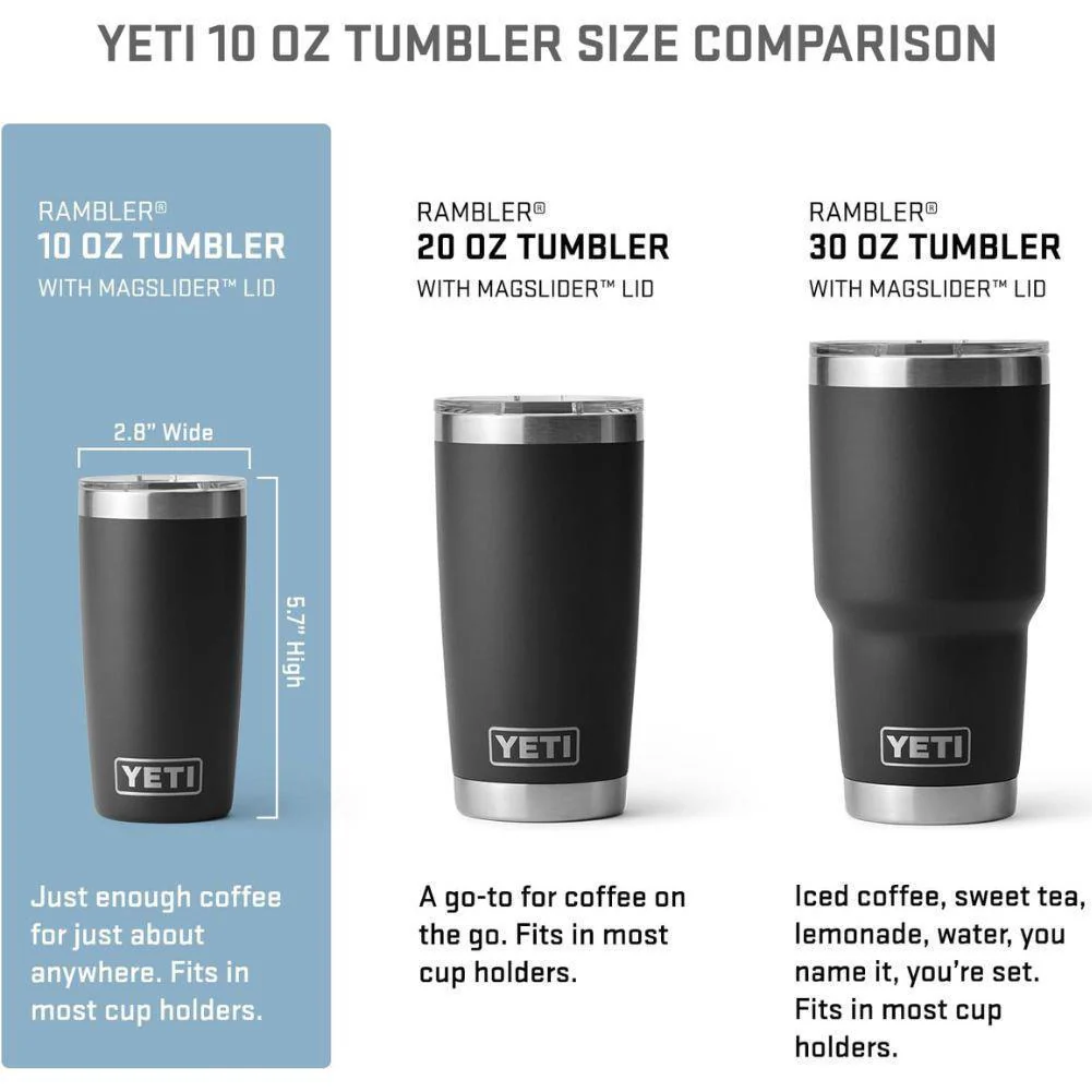 Yeti Rambler 10 oz (295 ml) Tumbler (Rescue Red) - Image 6