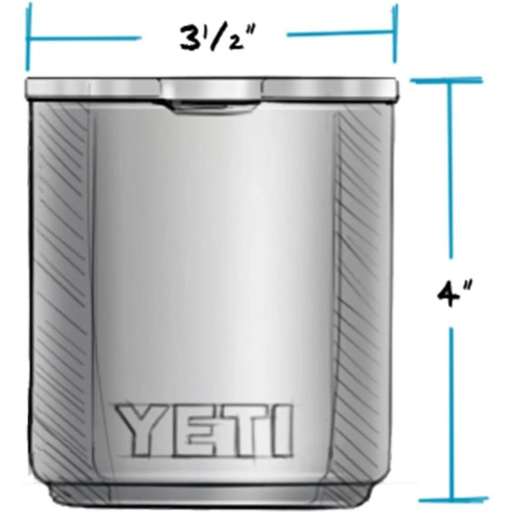 Yeti Rambler 10 oz (296 ml) Stackable Lowball (White) - Image 7