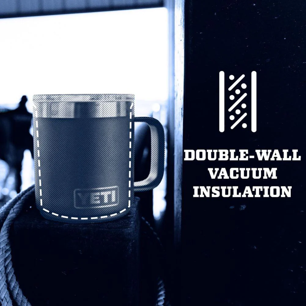 Yeti Rambler 10 oz (296 ml) Stackable Mug (White) - Image 8