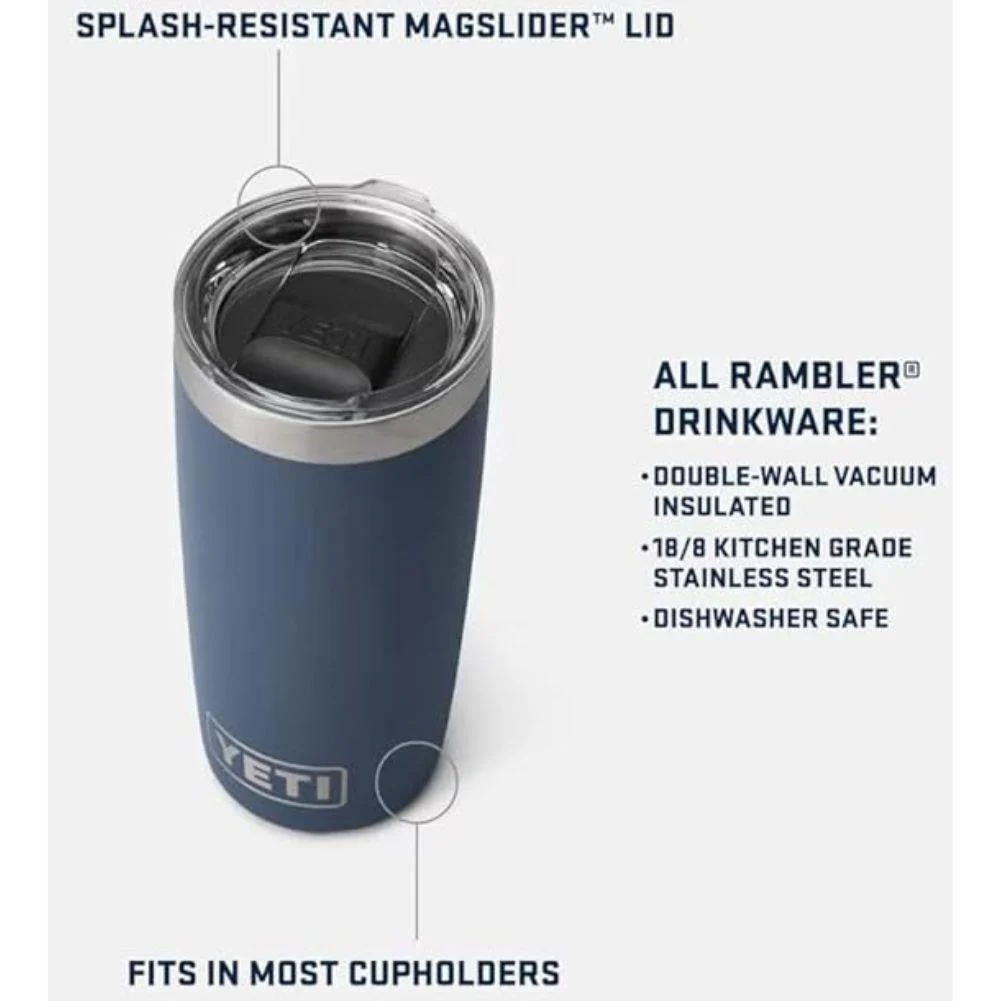 Yeti Rambler 10 OZ (296 ml) Tumbler (Big Blue Sky) - Image 7