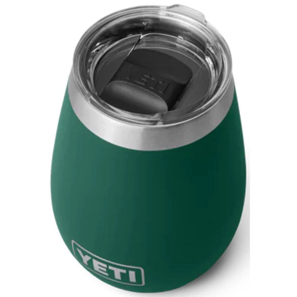 Yeti Rambler 10 oz (296 ml) Wine Tumbler (Black Forest Green) - Image 3