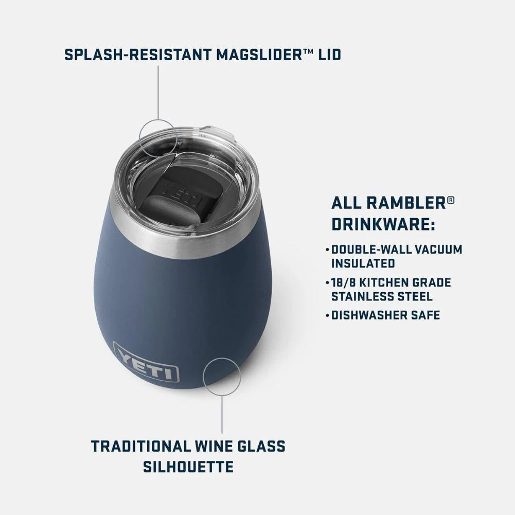 Yeti Rambler 10 oz (296 ml) Wine Tumbler (Ultramarine Violet) - Image 5