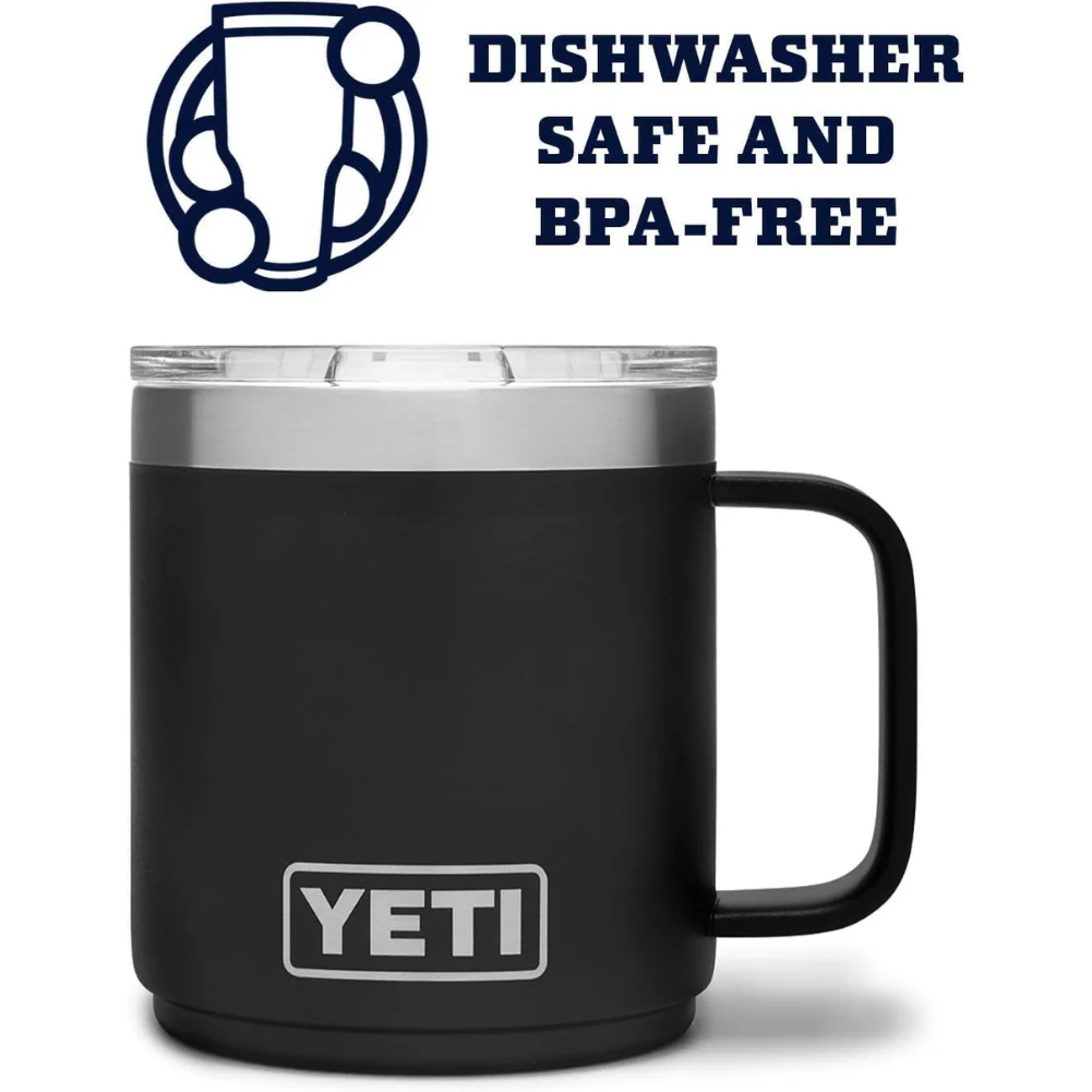 Yeti Rambler 10 OZ Mug (Black) - Image 4