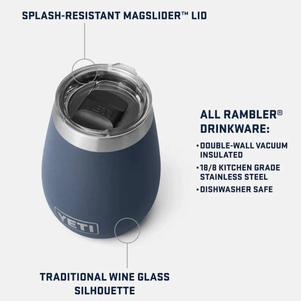 Yeti Rambler 10 OZ Wine Tumbler (Canopy Green) - Image 9