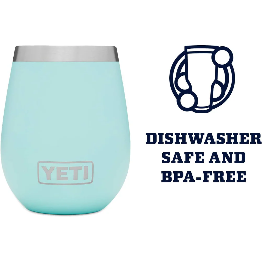 Yeti Rambler 10 OZ Wine Tumbler (Seafoam) - Image 12