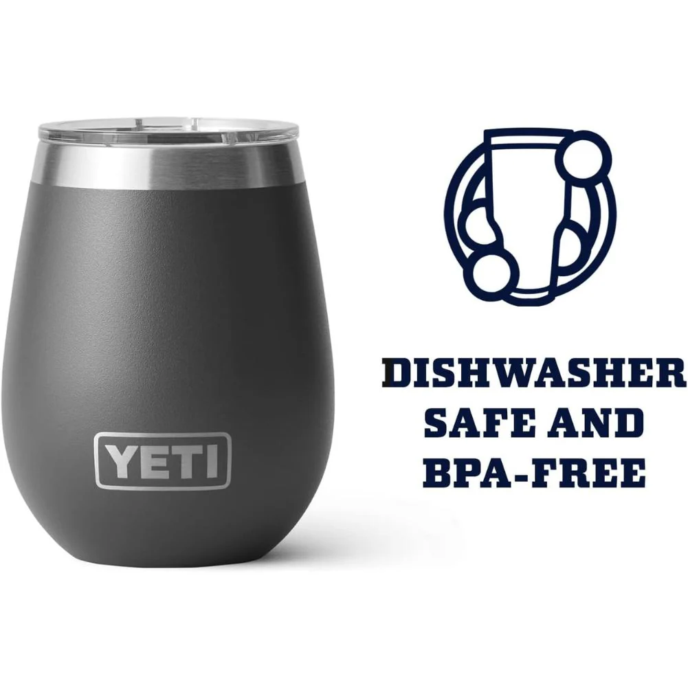 Yeti Rambler 10 OZ Wine Tumbler (Stainless Steel) - Image 20