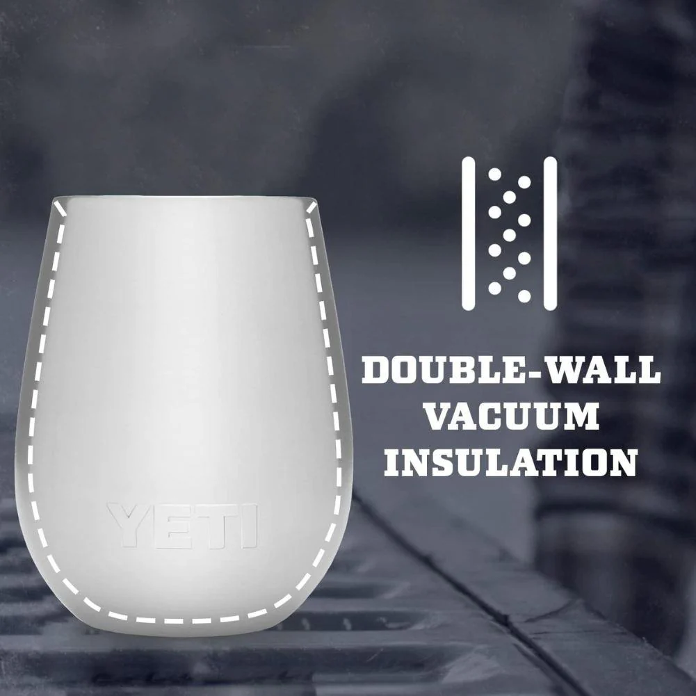 Yeti Rambler 10 OZ Wine Tumbler (Stainless Steel) - Image 5