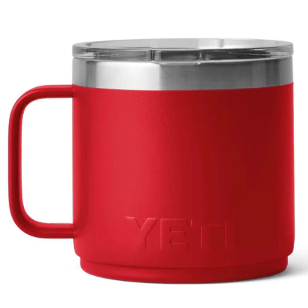 YETI Rambler 14 OZ (414ml) Stackable MS Mug (Rescue Red) - Image 3