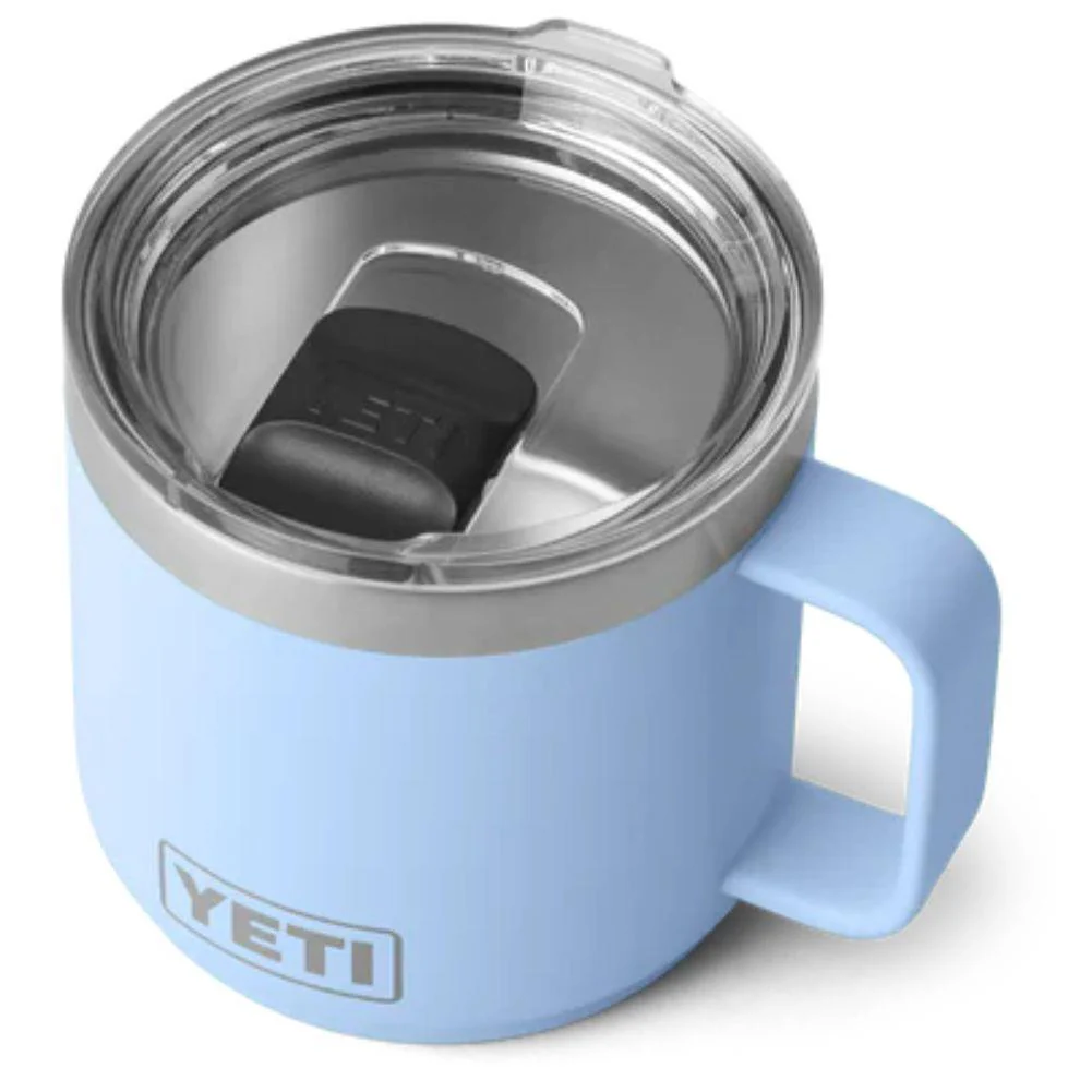 Yeti Rambler 14oz (414 ml) Stackable Mug (Big Sky Blue) - Image 2
