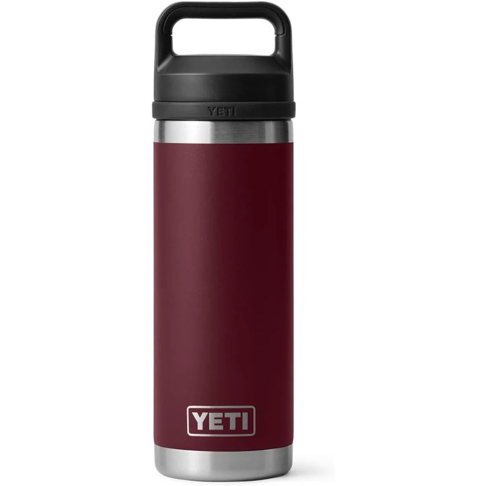 Yeti Rambler 18 OZ Bottle With Chug Cap (Harvest Red)