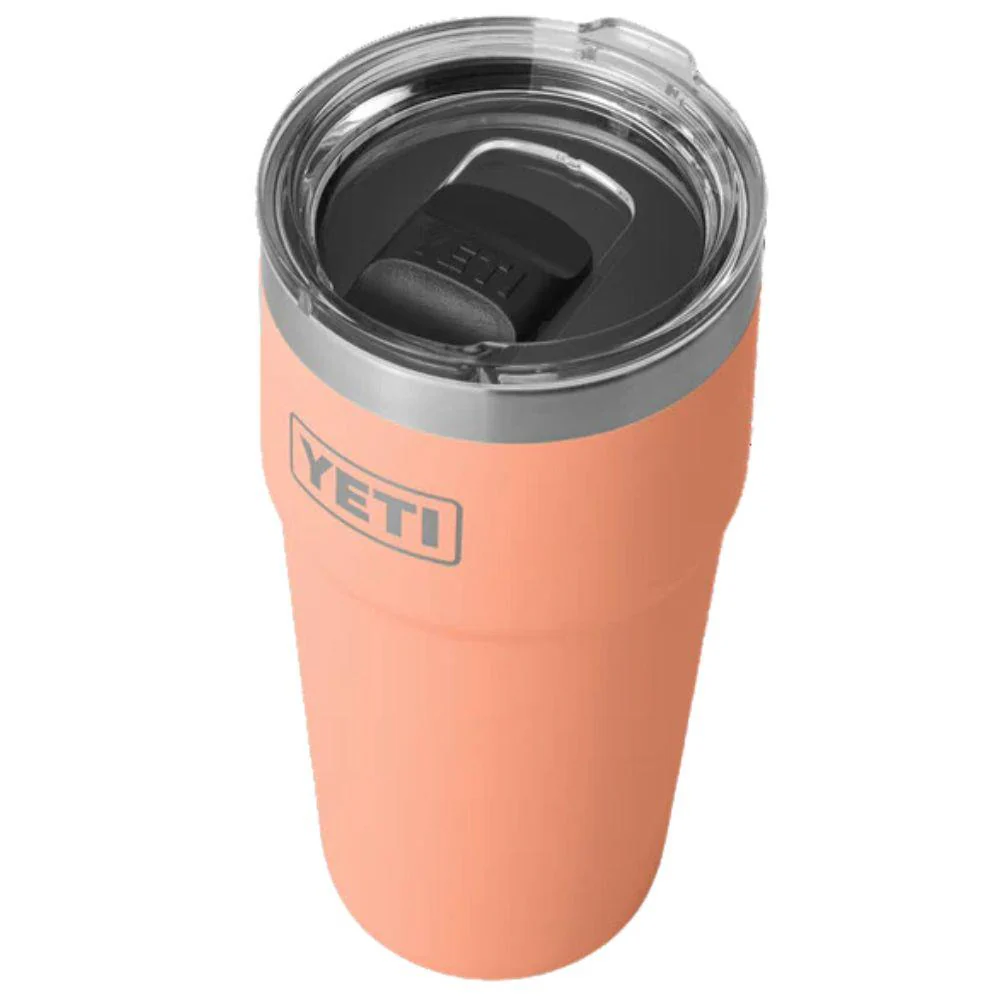 Yeti Rambler 20 oz (591 ml) Stackable Cup (Lowcountry Peach) - Image 3