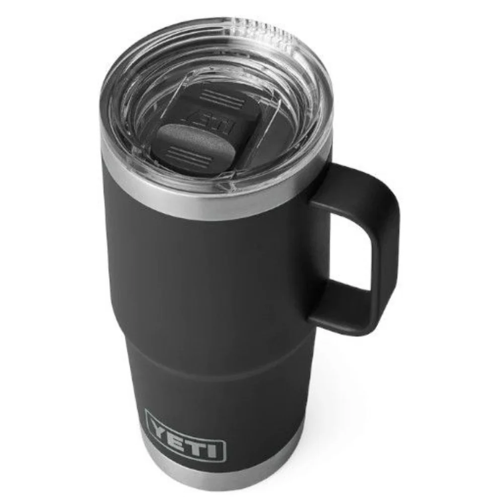 Yeti Rambler 20 OZ Travel Mug (Black) - Image 3