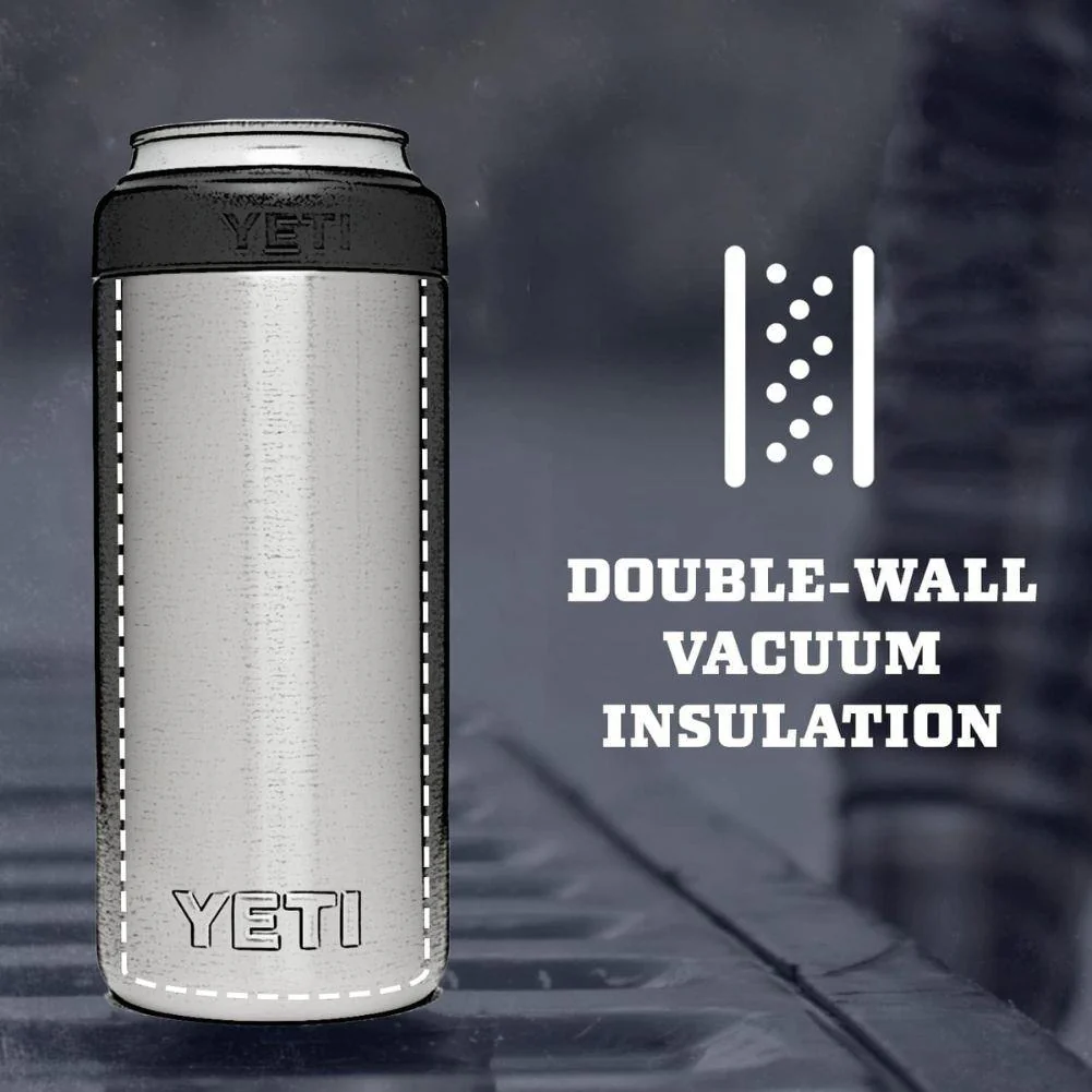 YETI Rambler 250ml Slim Colster Can Insulator (Charcoal) - Image 6