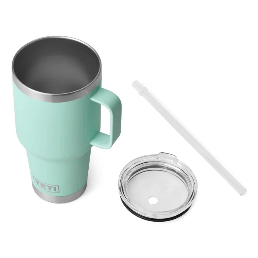 Yeti Rambler 35 OZ (994 ML) Straw Mug (Sea Foam) - Image 4
