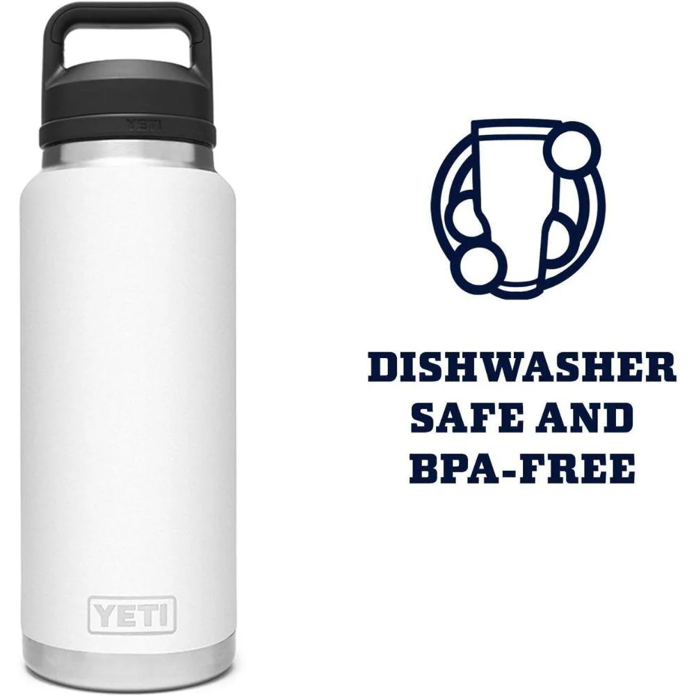 Yeti Rambler 36 oz (1065 ml) Bottle With Chug Cap (Rescue Red) - Image 5