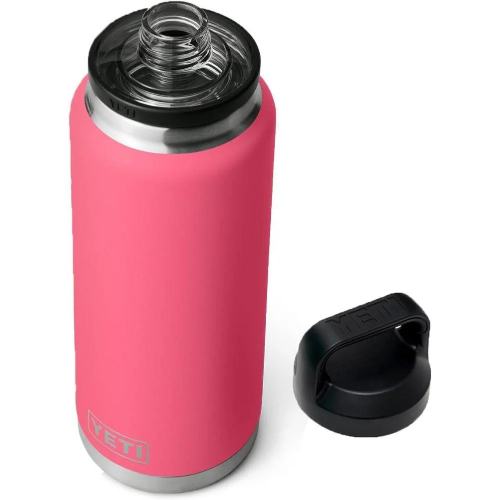 Yeti Rambler 36 oz (1065 ml) Bottle With Chug Cap (Tropical Pink) - Image 4