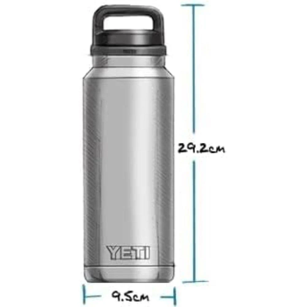 Yeti Rambler 36 oz (1065 ml) Bottle With Chug Cap (Tropical Pink) - Image 5