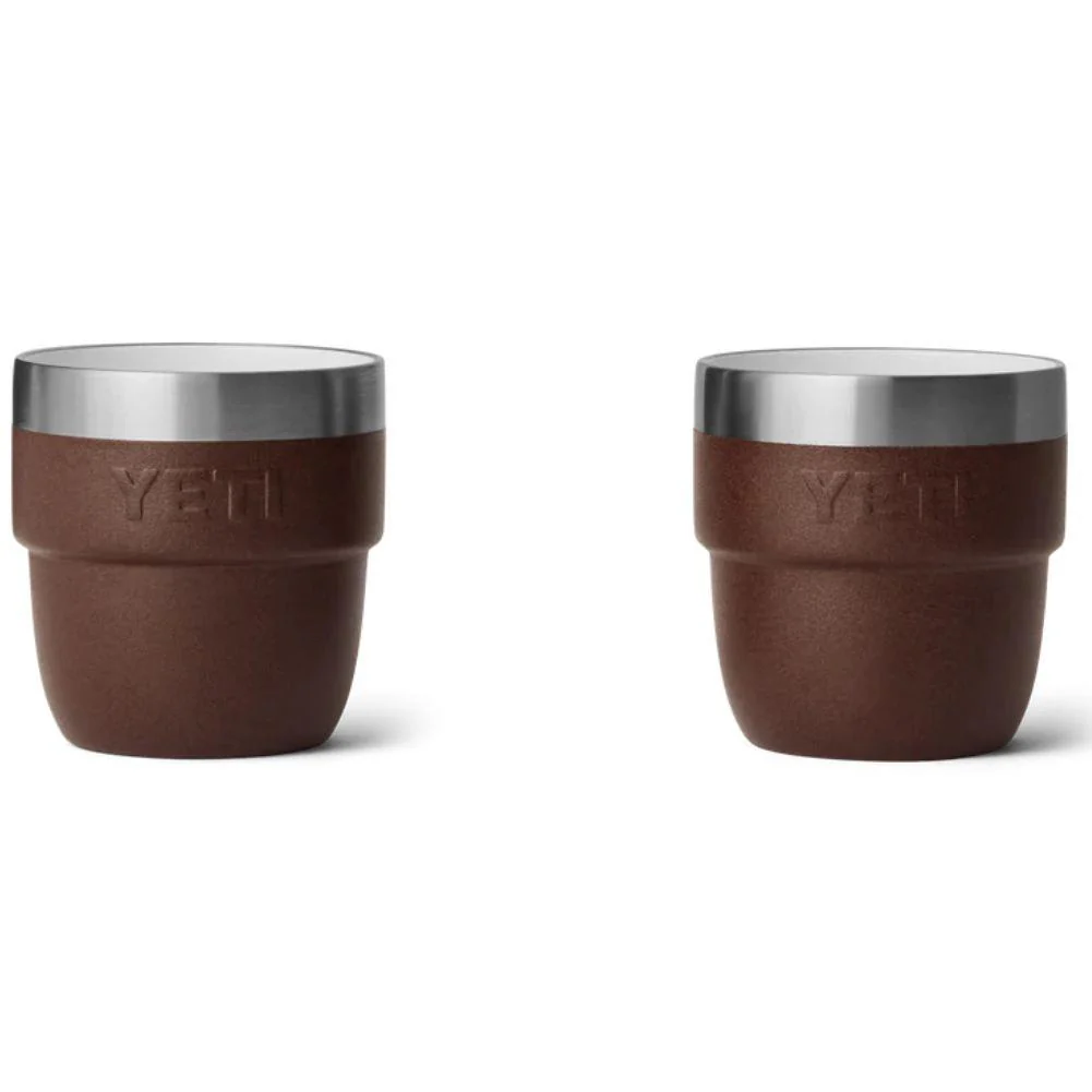YETI Rambler 4 Oz Espresso Cups 2 Pack (Wetlands Brown) - Image 2