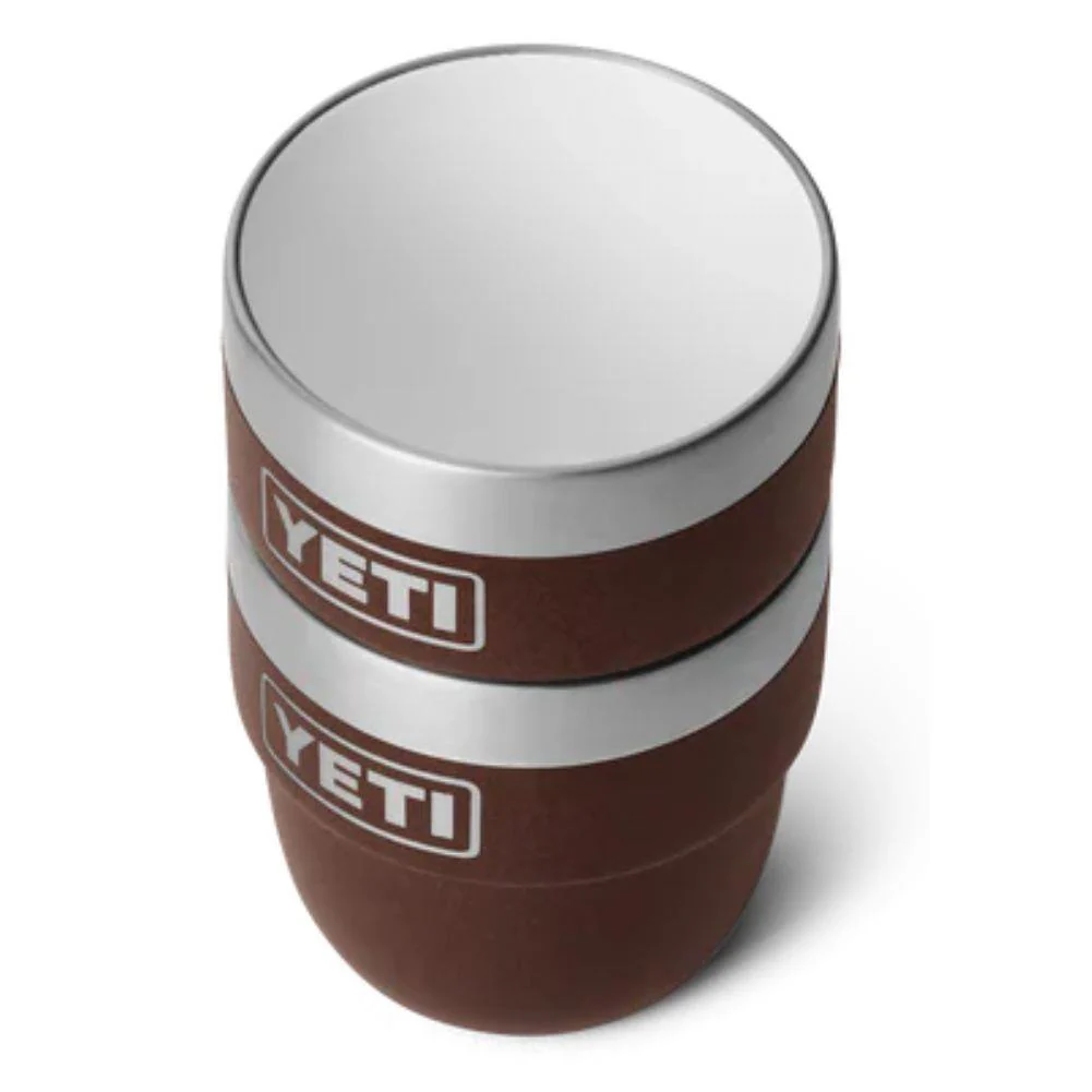 YETI Rambler 4 Oz Espresso Cups 2 Pack (Wetlands Brown) - Image 4