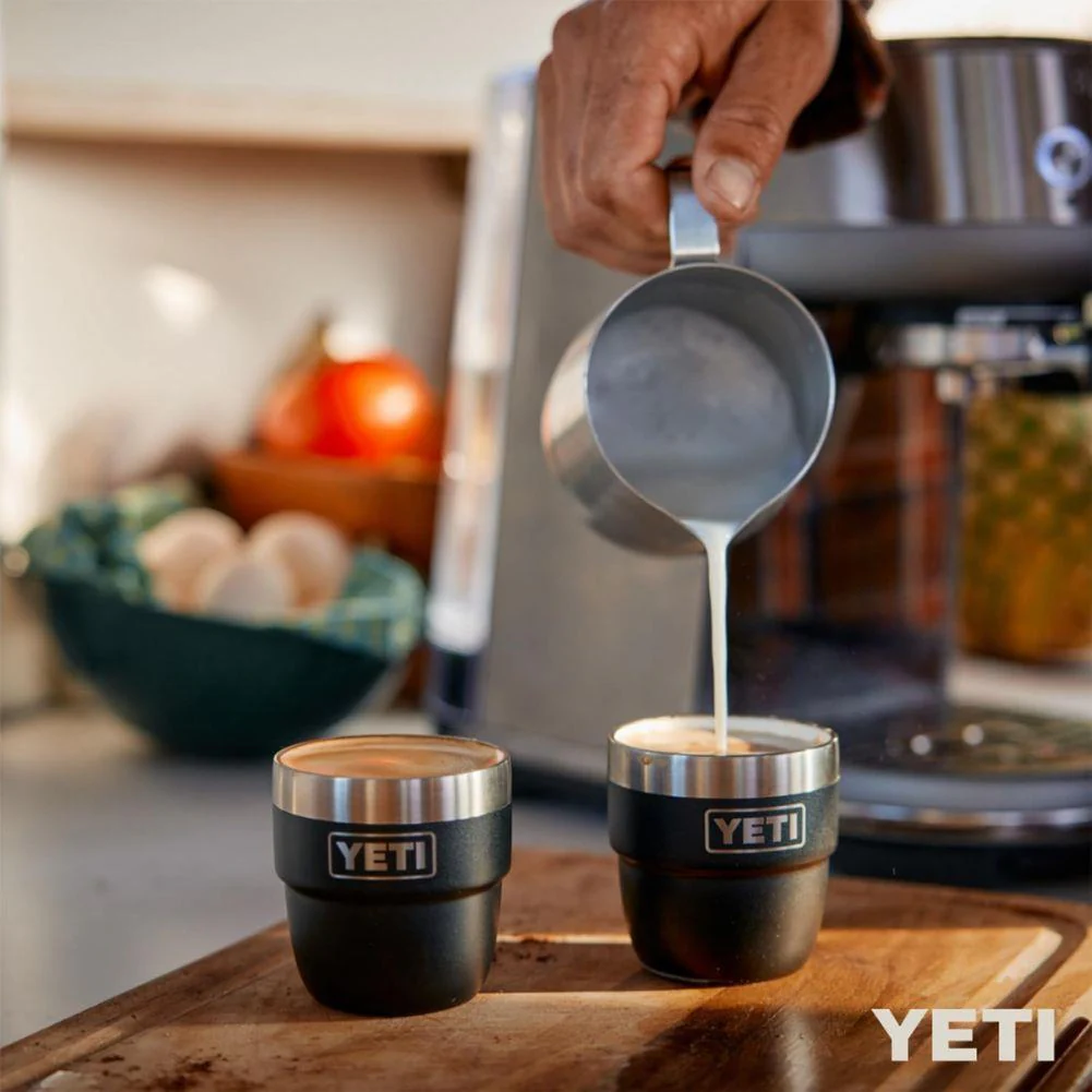 YETI Rambler 4 Oz Espresso Cups 2 Pack (Wetlands Brown) - Image 9