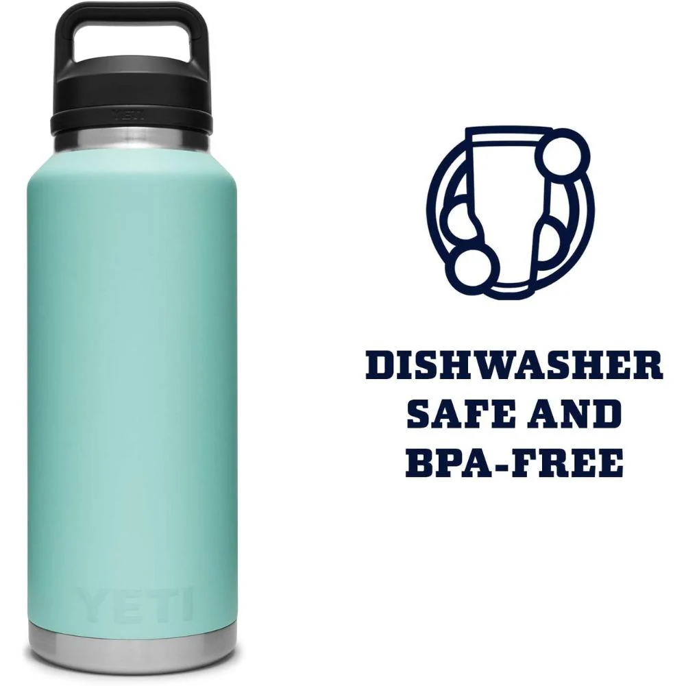 Yeti Rambler 46 OZ Bottle With Chug Cap (Seafoam) - Image 17