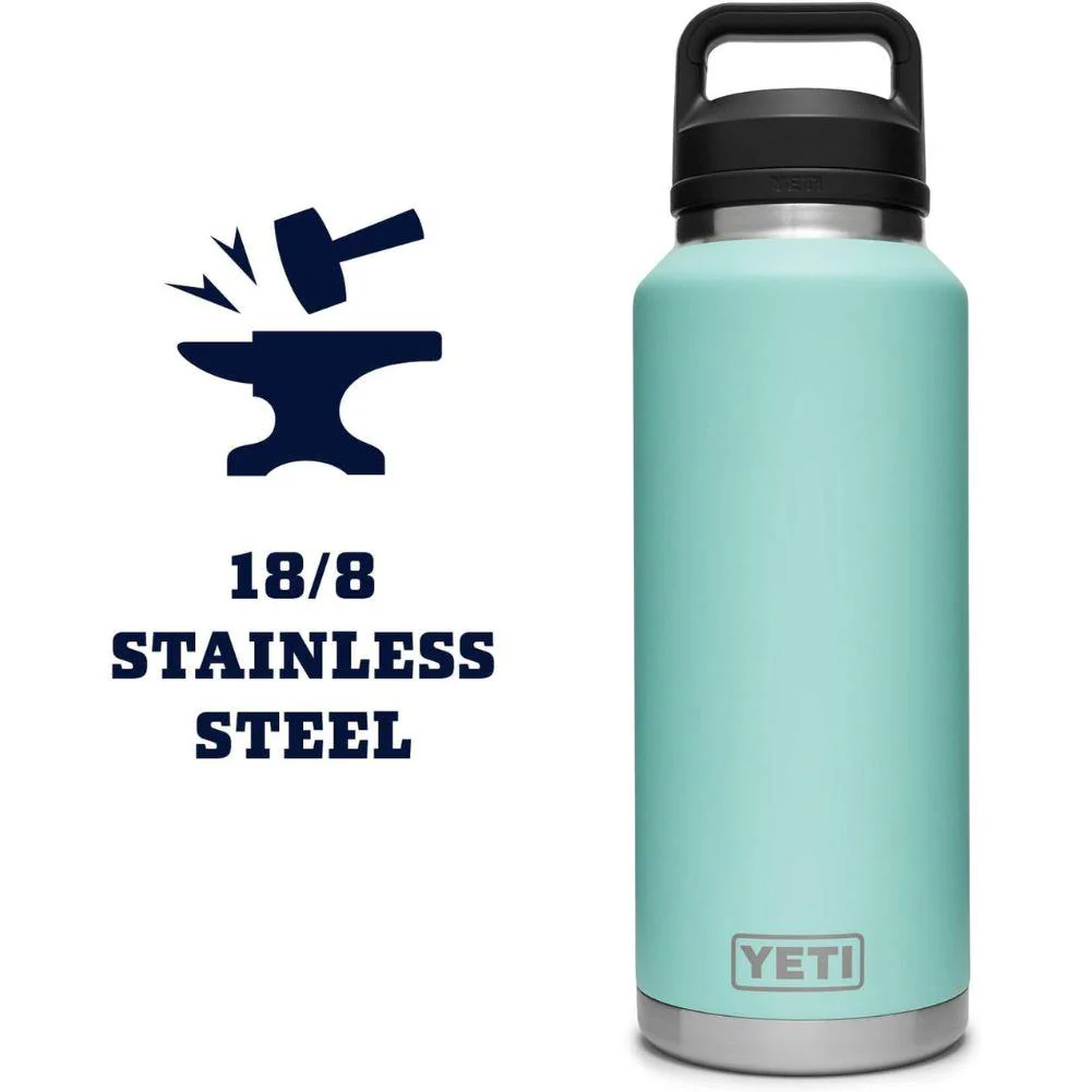 Yeti Rambler 46 OZ Bottle With Chug Cap (Seafoam) - Image 18
