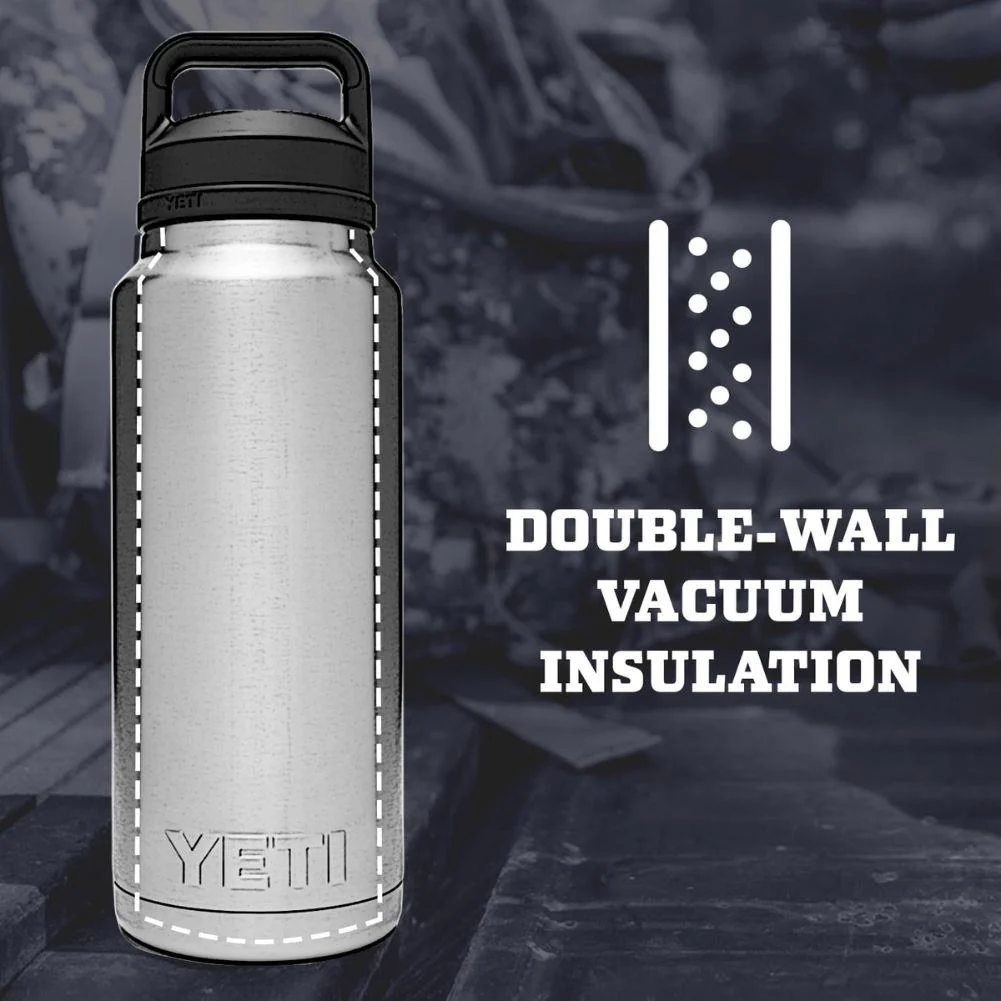 Yeti Rambler 46 OZ Bottle With Chug Cap (Seafoam) - Image 7