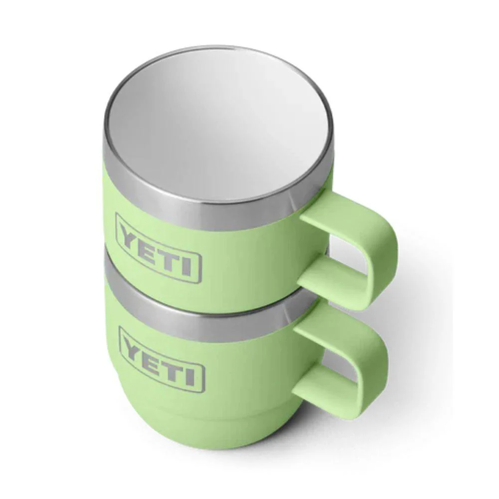 YETI Rambler 6 OZ Stackable Mug 2 Pack (Key Lime) - Image 4