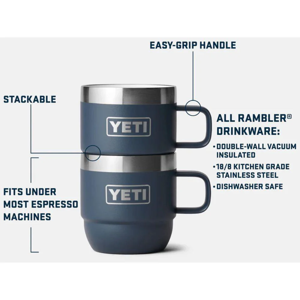 YETI Rambler 6 OZ Stackable Mug 2 Pack (Seafoam) - Image 9