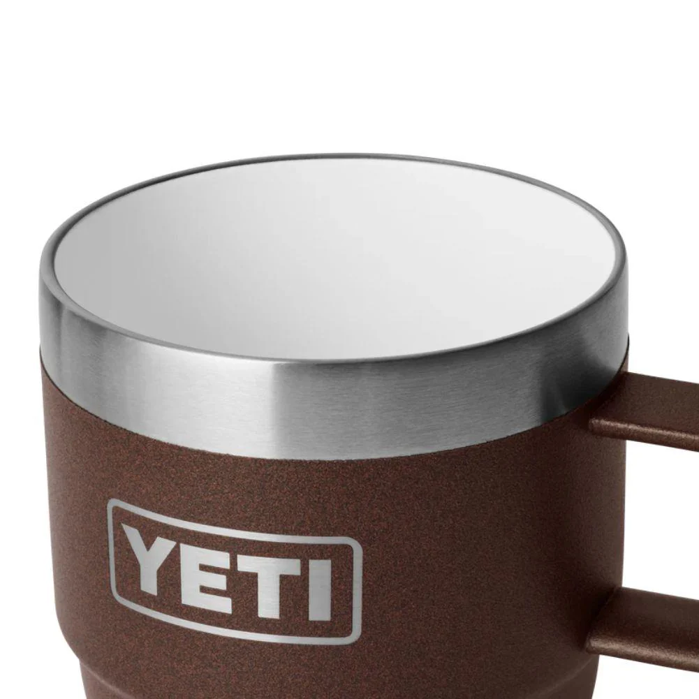 YETI Rambler 6 OZ Stackable Mug 2 Pack (Wetlands Brown) - Image 4