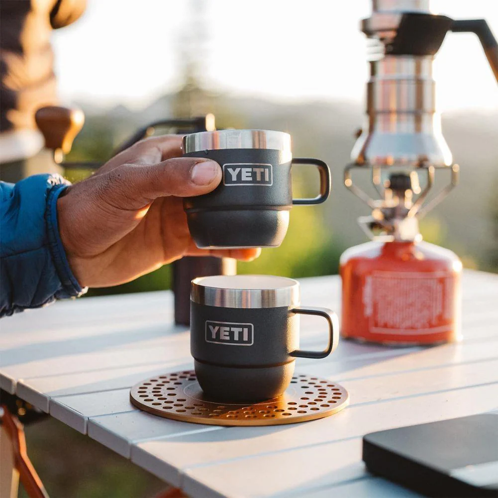 YETI Rambler 6 OZ Stackable Mug 2 Pack (Wetlands Brown) - Image 8