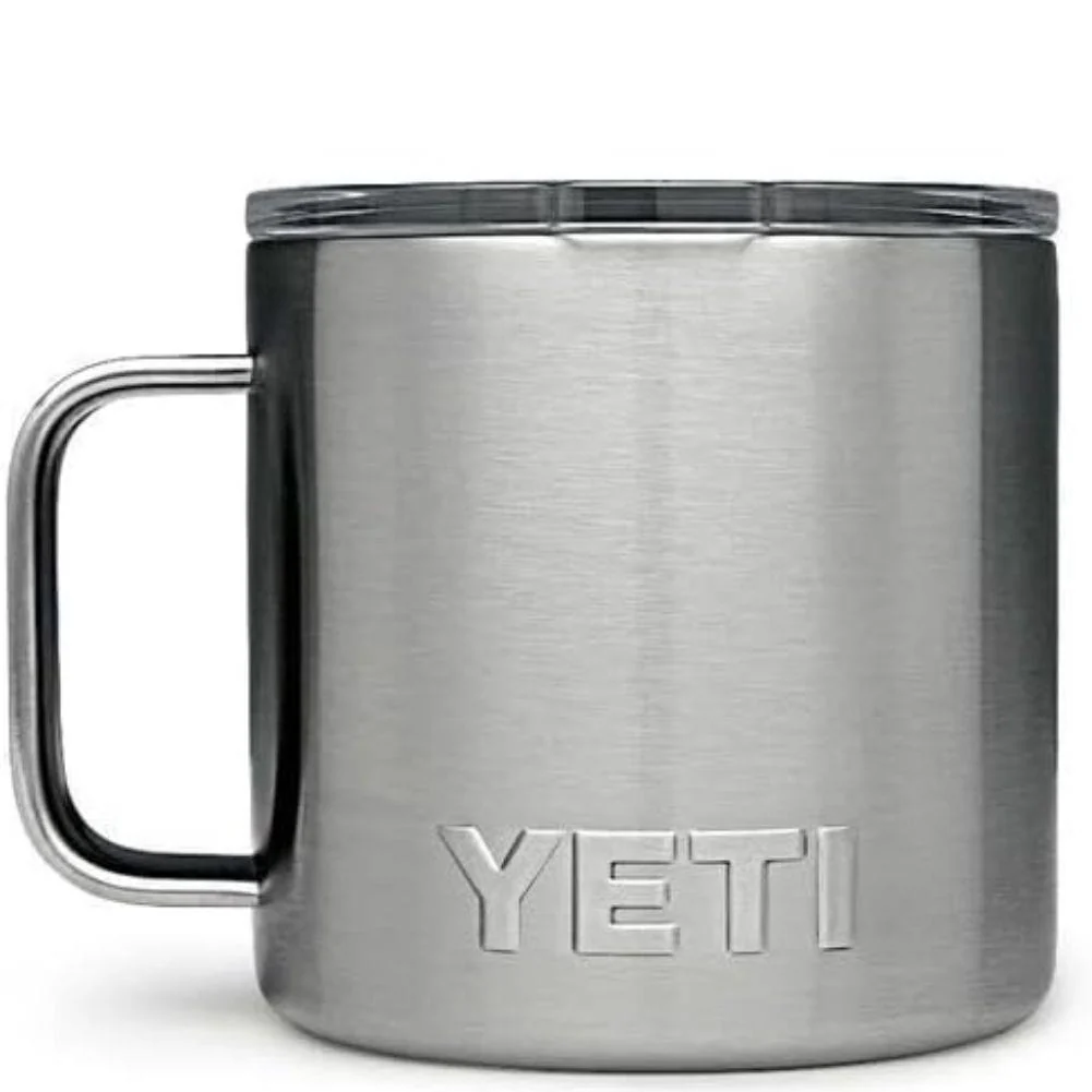Yeti Rambler Mug 14 OZ (Stainless Steel)
