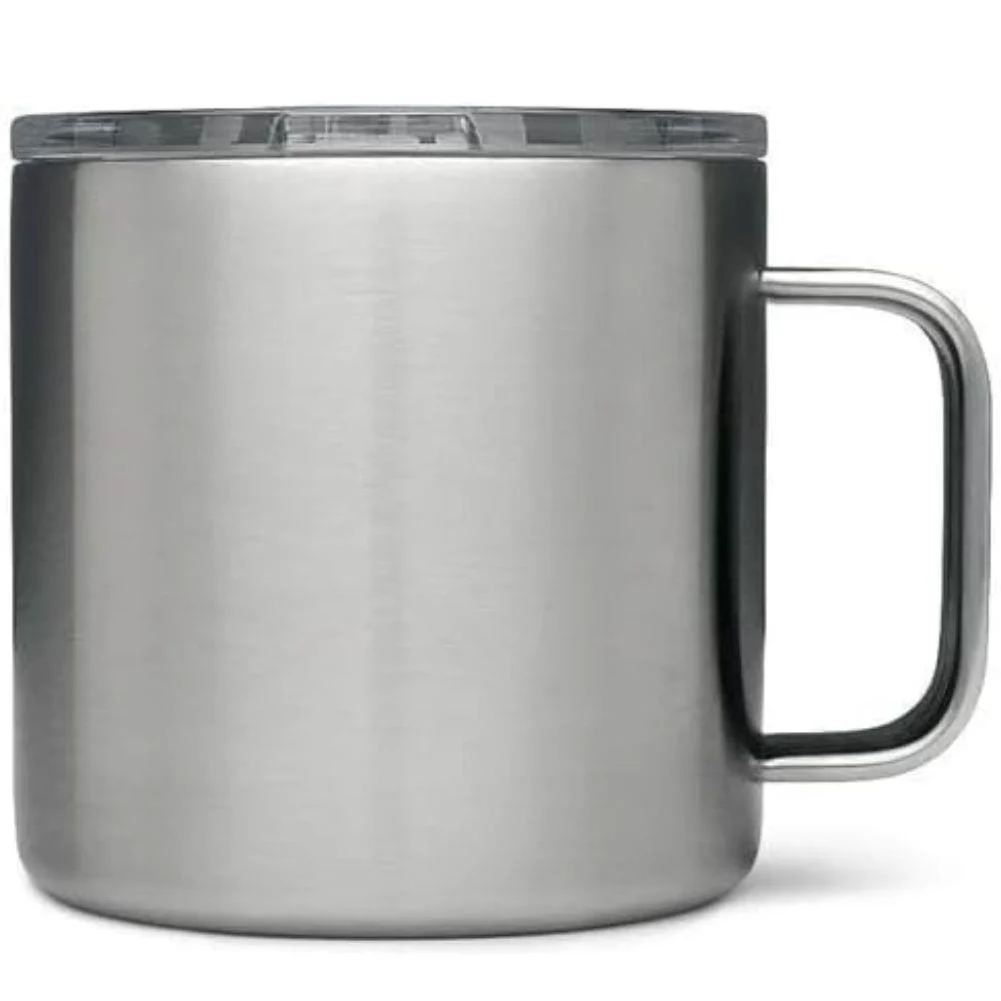Yeti Rambler Mug 14 OZ (Stainless Steel) - Image 2