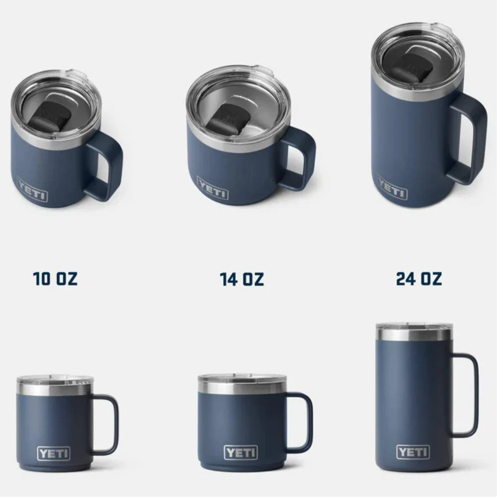 Yeti Rambler Mug 14 OZ (Stainless Steel) - Image 8